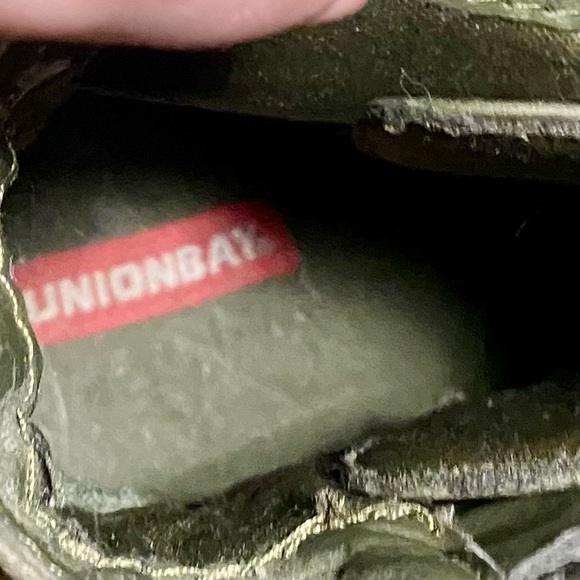 Unionbay Lace-Up Combat Wedge Heels - Picture 3 of 4